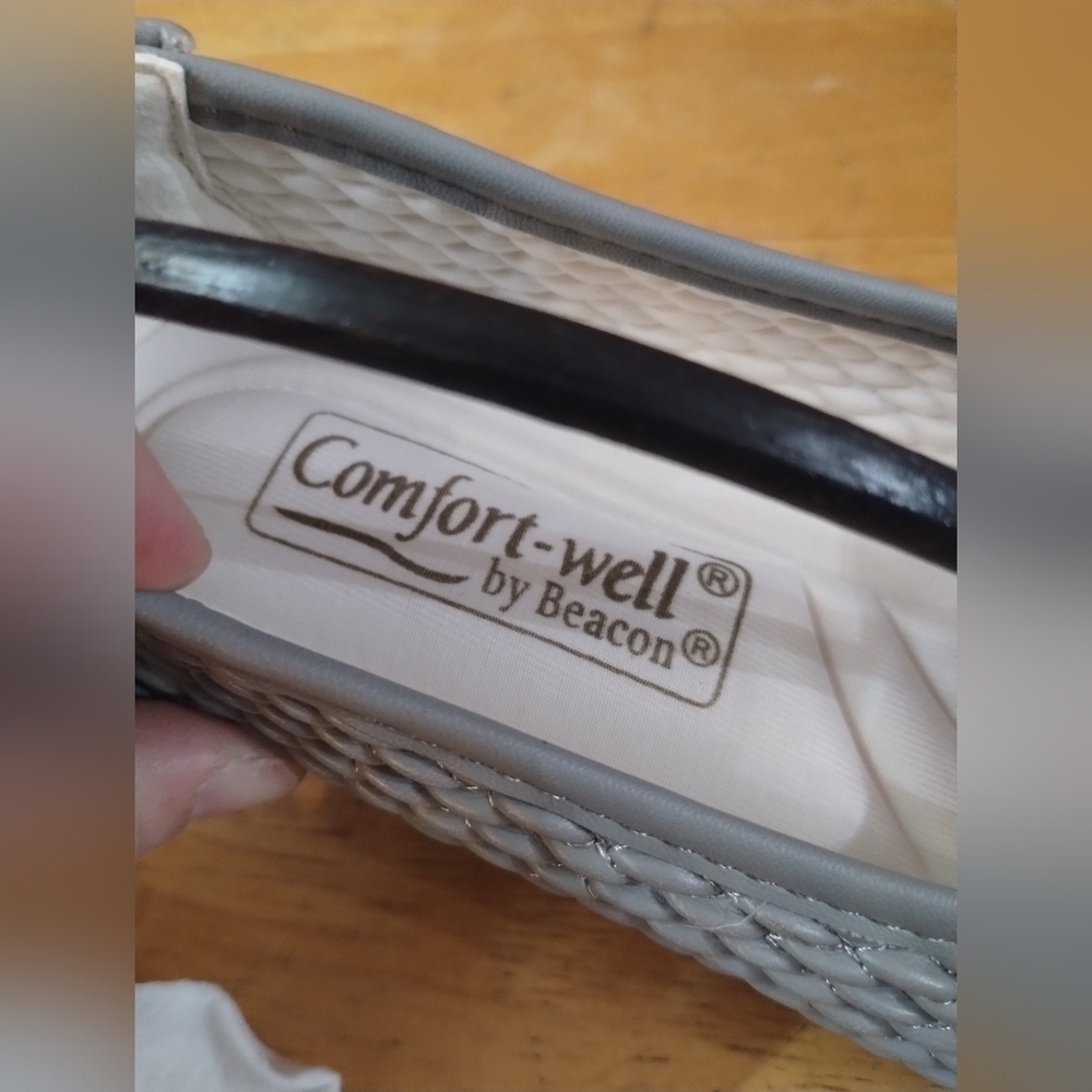 New comfort well by beacon women's gray size 5m stretched pumps - Picture 3 of 8